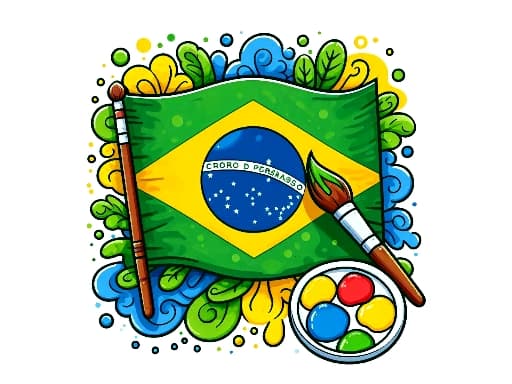 Brazilian Artistry: Colorful Adventure
