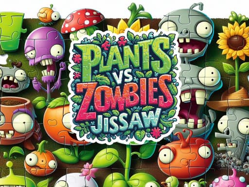 Plants vs Zombies Jigsaw Challenge