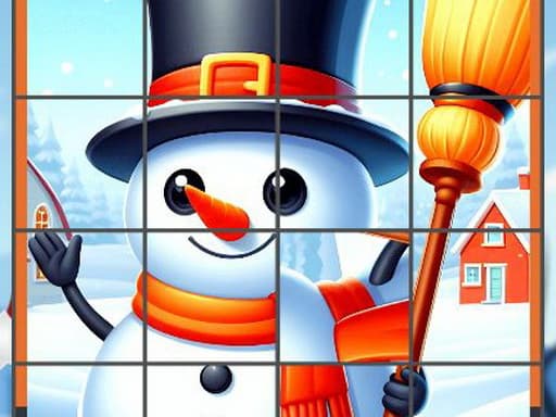 Festive Snowman Puzzle Challenge