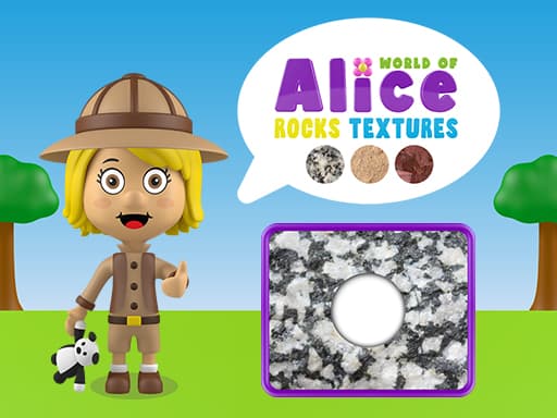 Alice's Rock Adventure: Learn Textures