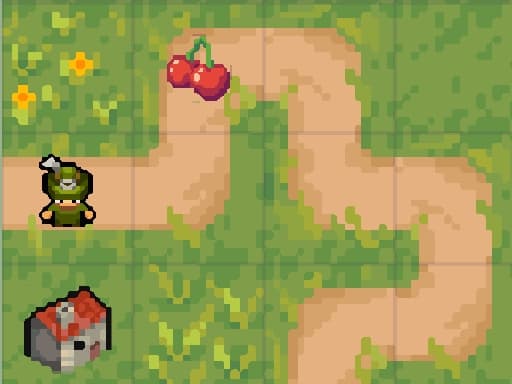 Fruitful Paths: Scissor Your Way to Victory!