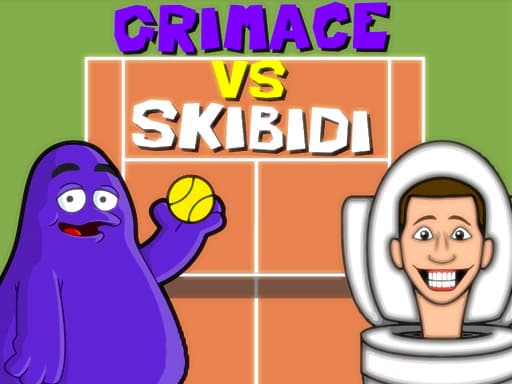 Grimace Vs Skibidi: Tennis Showdown
