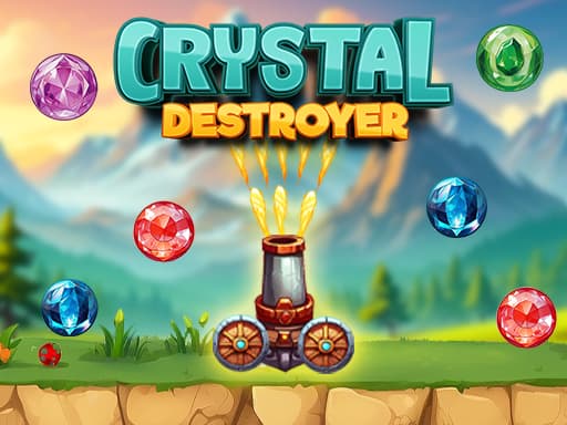 Shatter Crystals: Precision Shooting Challenge