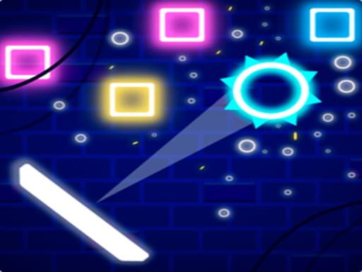 Neon Brick Breaker: Vibrant Challenge