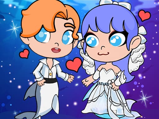 Enchanting Mermaid Wedding: Dress Up & Decorate