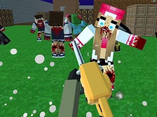 Blocky SWAT: Zombie Arena Battle