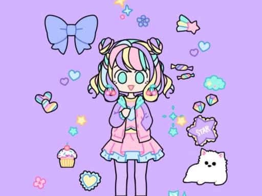 Pastel Girl Dress Up: Anime Fashion Adventure