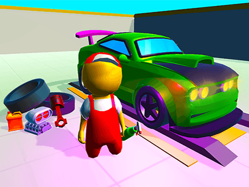 Mini Car Garage: Repair & Customize