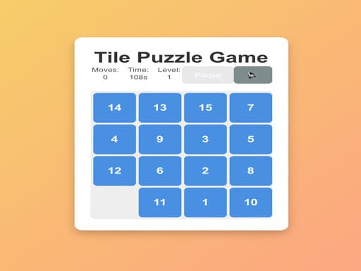 Slide & Solve: Numbered Tile Puzzle