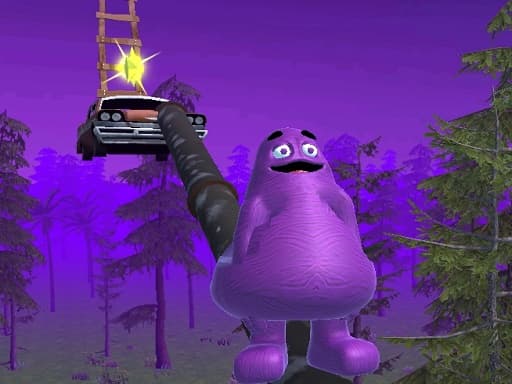 Grimace Only Up: Thrilling Platform Climb