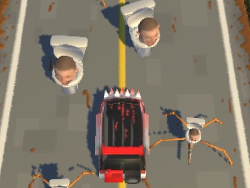 Skibidi Pocalypse: Chaotic Car Racing Adventure