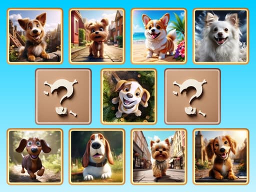 Doggie Duo: Memory Match Challenge